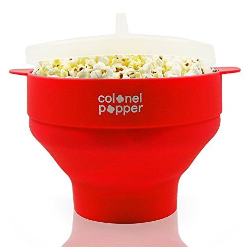 Colonel Popper Microwave Popcorn Maker Air Popper