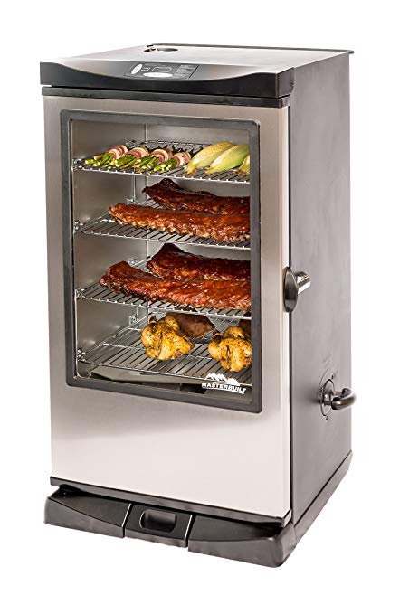 Front controller electric smoker