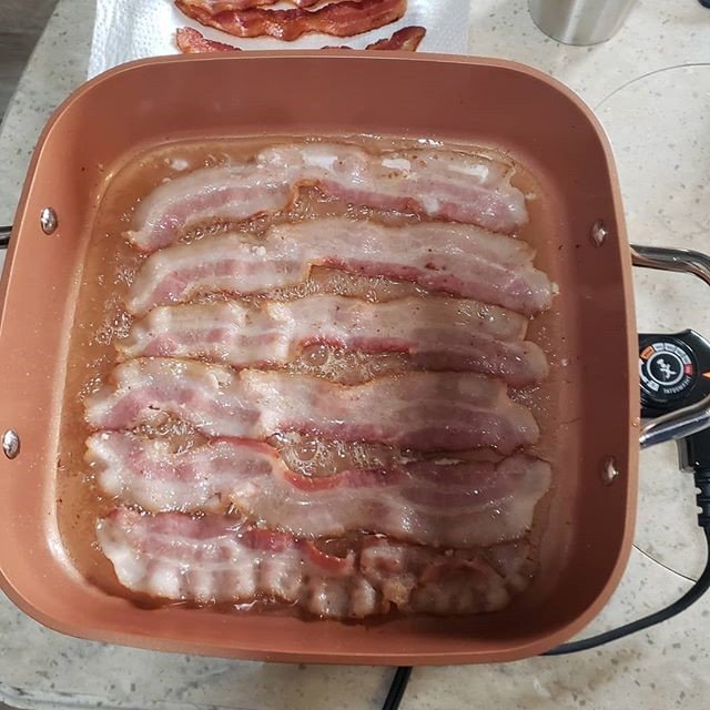 electric skillet bacon