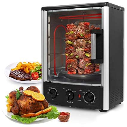 Nutri Chef PKRT97 Upgraded Countertop Rotisserie Oven